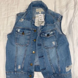 Current Elliot denim vest size 1.
